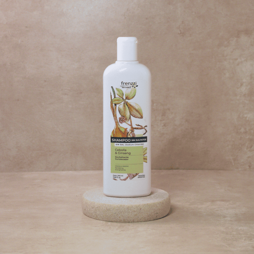 Shampoo sin sulfatos Cebolla y Ginseng